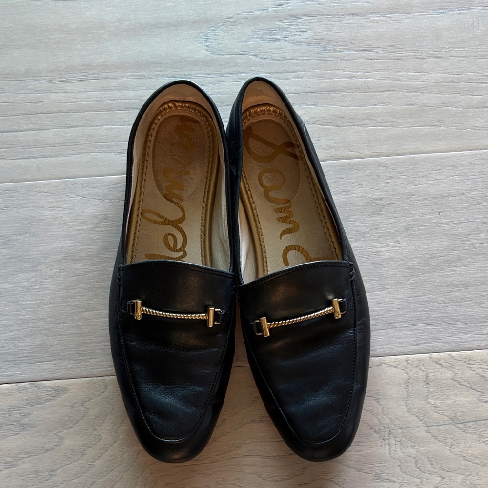 Sam Edelman Women's Black Leather Loafers